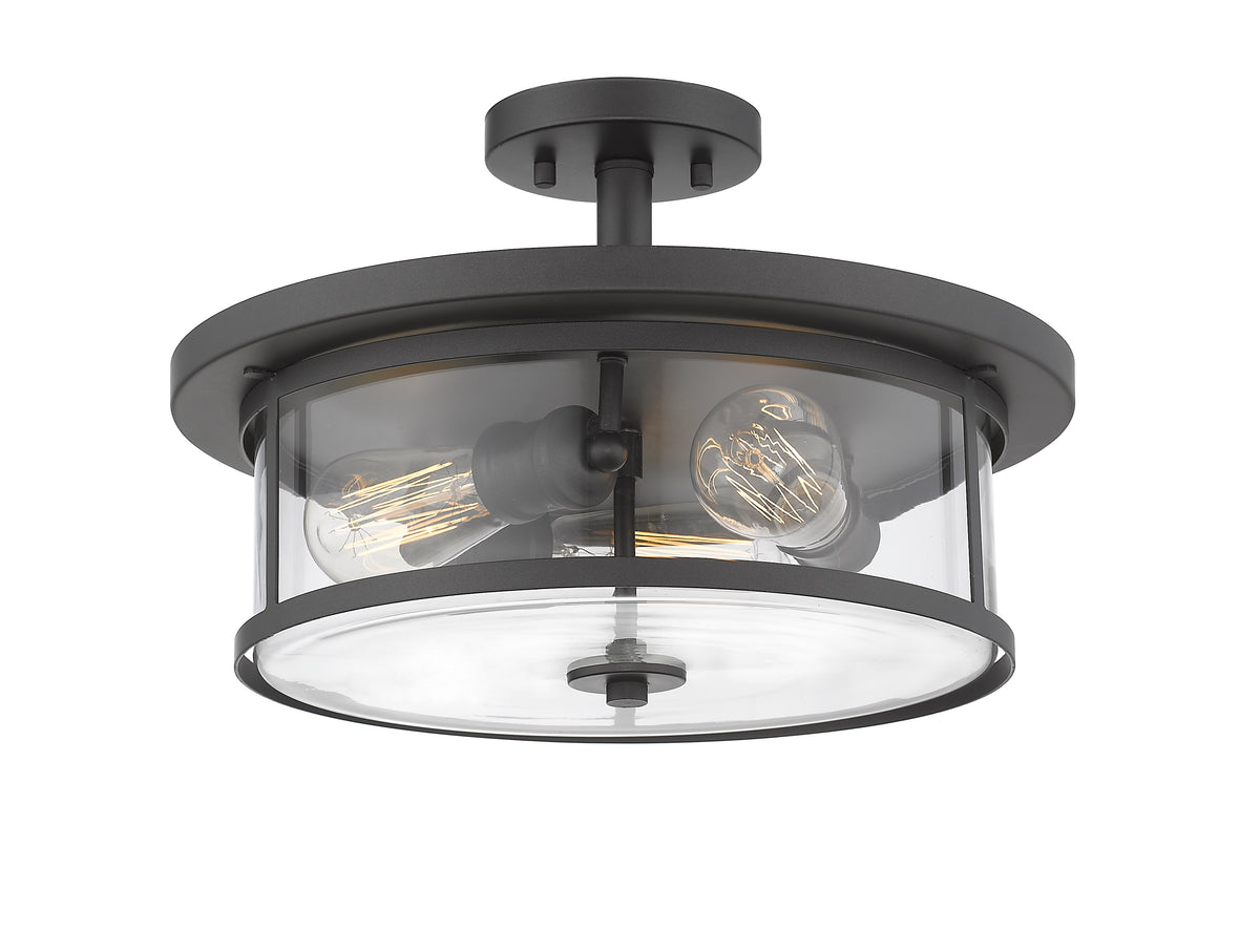 Savannah 3 Light Semi Flush Mount