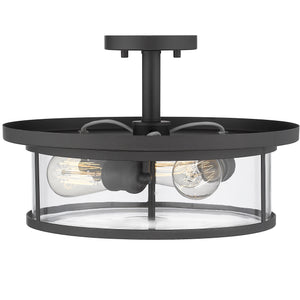 Savannah 3 Light Semi Flush Mount