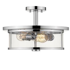 Savannah 3 Light Semi Flush Mount