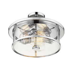Savannah 3 Light Semi Flush Mount