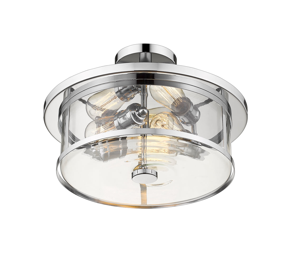 Savannah 3 Light Semi Flush Mount