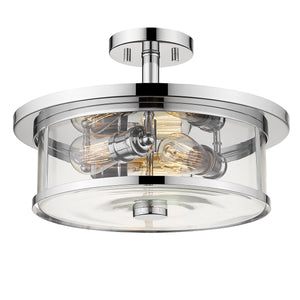 Savannah 3 Light Semi Flush Mount