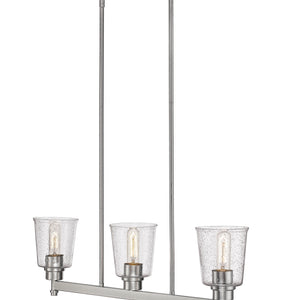 Bohin 3 Light Linear Chandelier