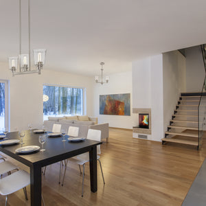 Bohin 3 Light Linear Chandelier