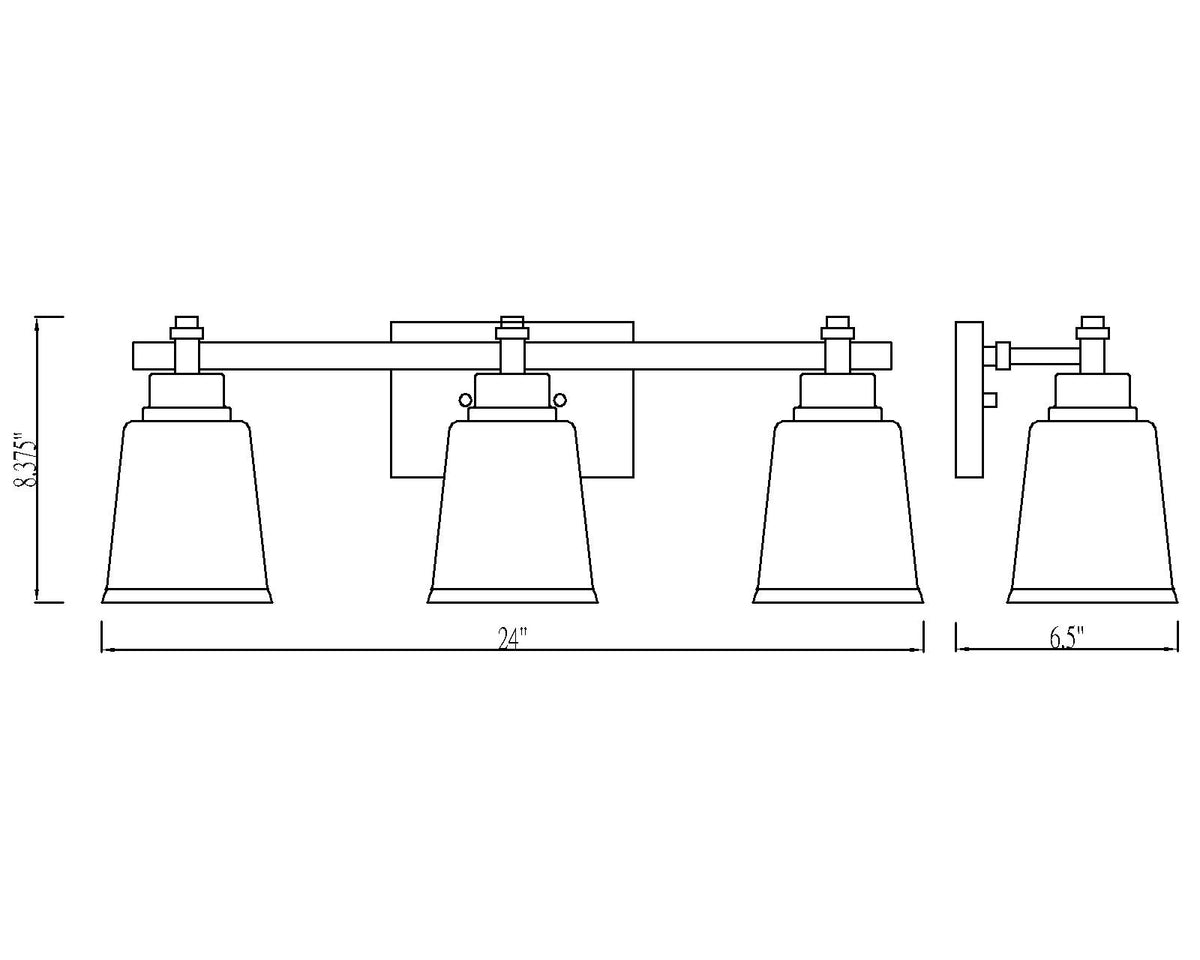 Bohin 3 Light Vanity