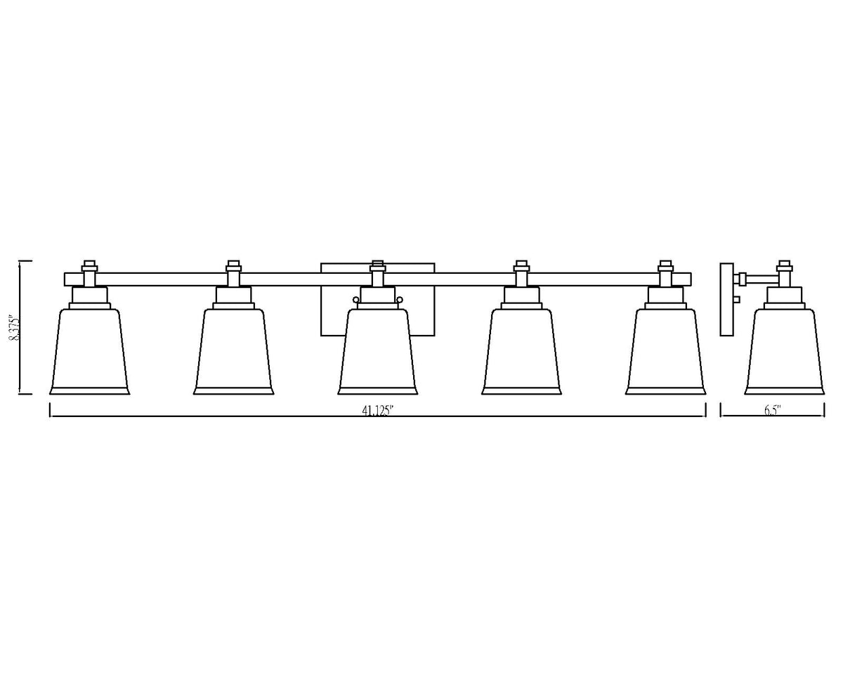 Bohin 5 Light Vanity
