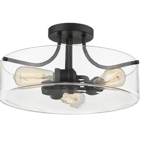 Delaney 3 Light Semi Flush Mount