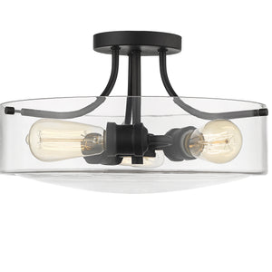 Delaney 3 Light Semi Flush Mount