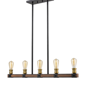 Kirkland 5 Light Linear Chandelier