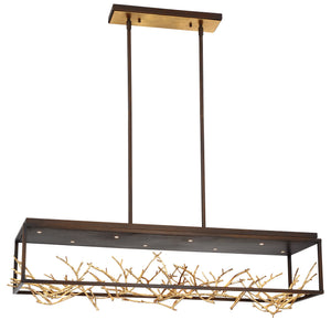 Aerie 8-Light 42" Integrated LED Linear Chandelier