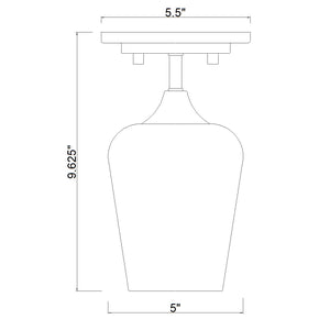 Joliet 1 Light Flush Mount