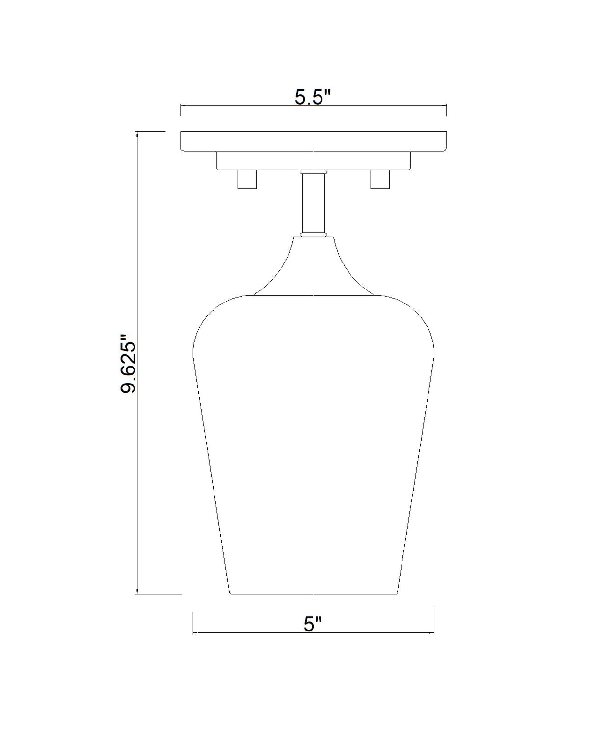 Joliet 1 Light Flush Mount