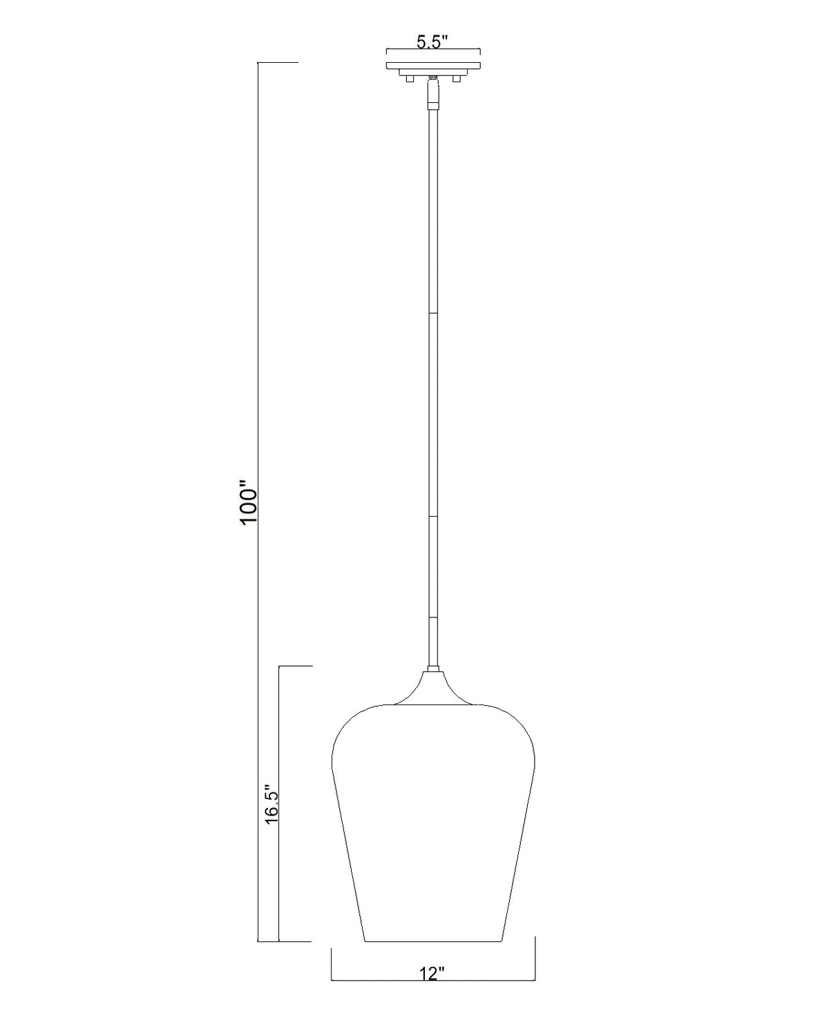 Joliet 1 Light Pendant