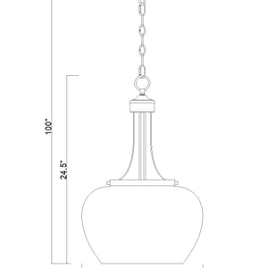 Joliet 3 Light Pendant