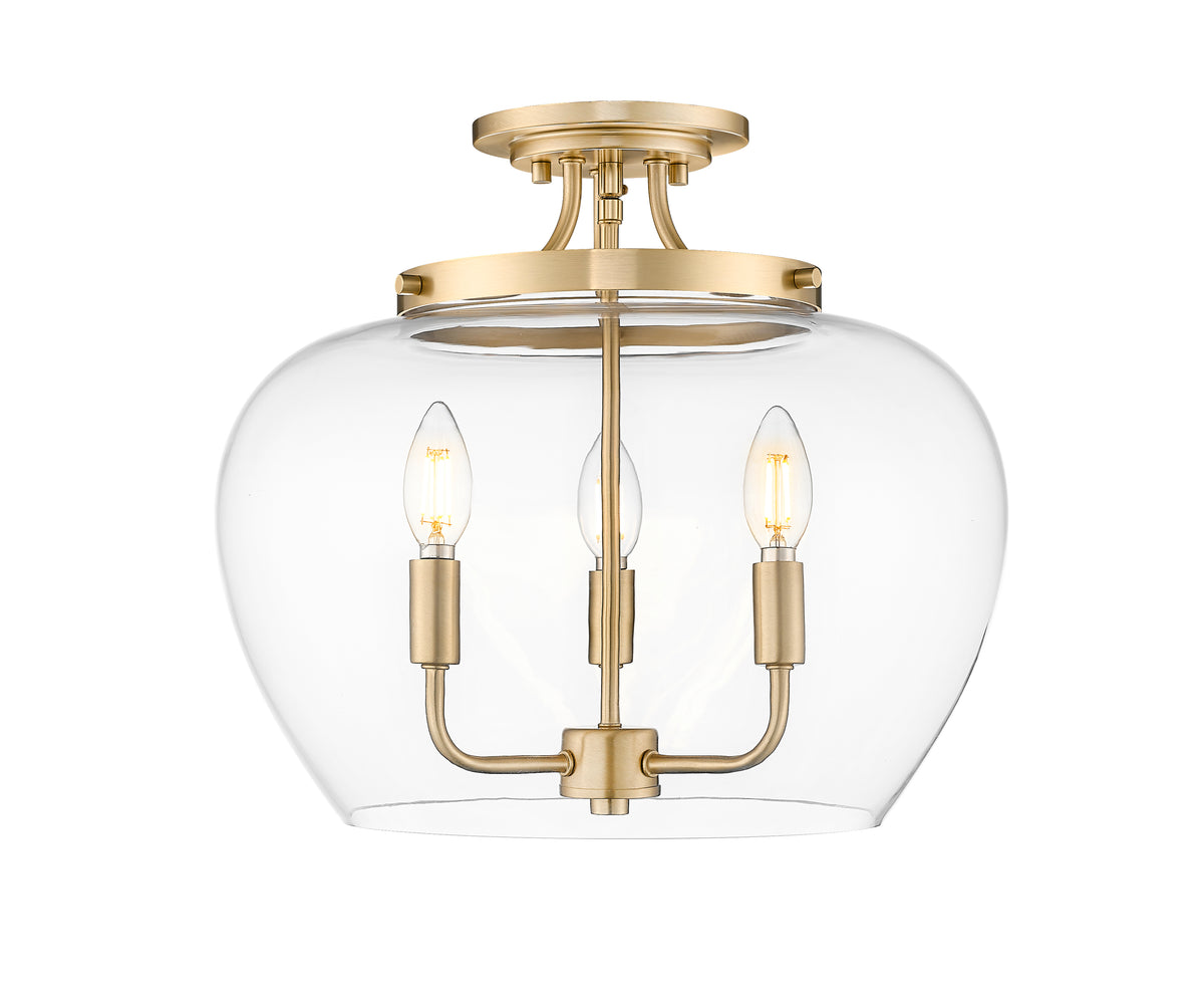 Joliet 3 Light Semi Flush Mount