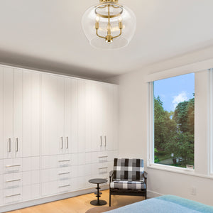 Joliet 3 Light Semi Flush Mount