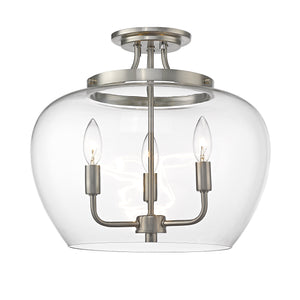 Joliet 3 Light Semi Flush Mount
