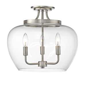 Joliet 3 Light Semi Flush Mount