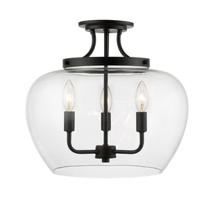 Joliet 3 Light Semi Flush Mount