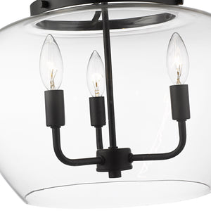 Joliet 3 Light Semi Flush Mount