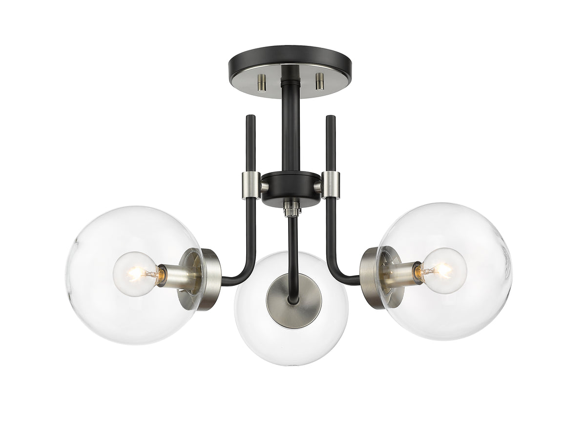 Parsons 3 Light Semi Flush Mount