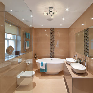 Parsons 3 Light Semi Flush Mount