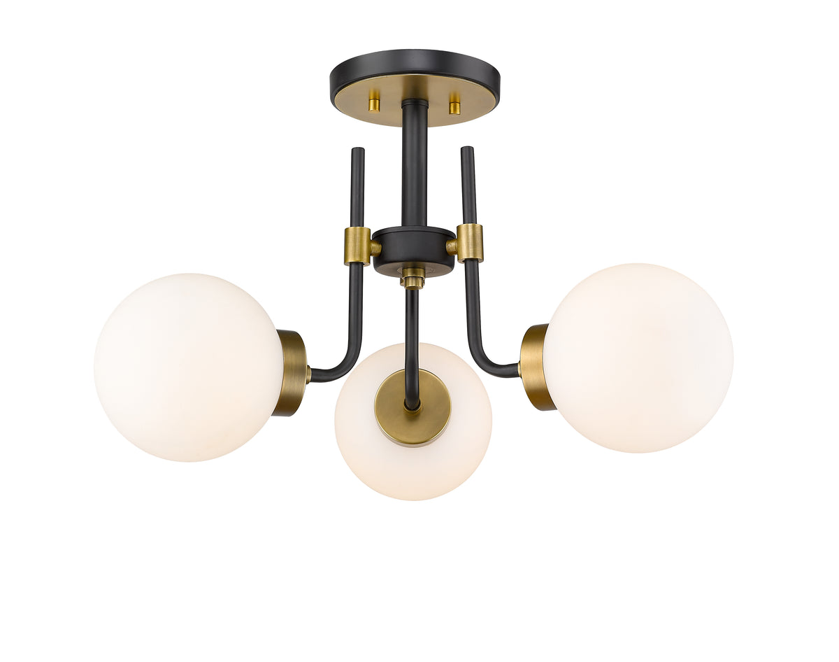 Parsons 3 Light Semi Flush Mount