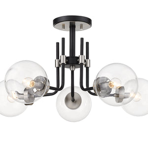 Parsons 5 Light Semi Flush Mount