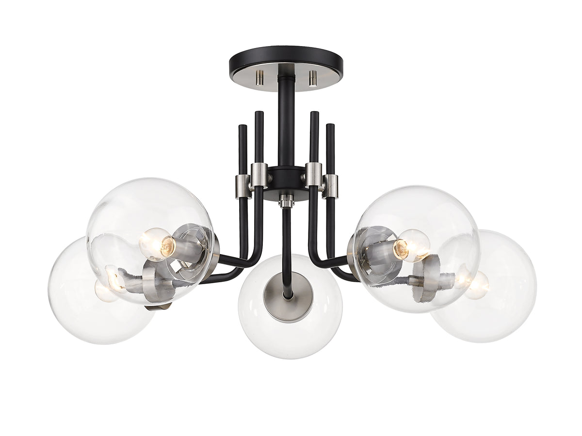 Parsons 5 Light Semi Flush Mount