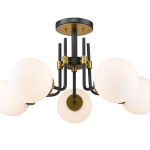Parsons 5 Light Semi Flush Mount