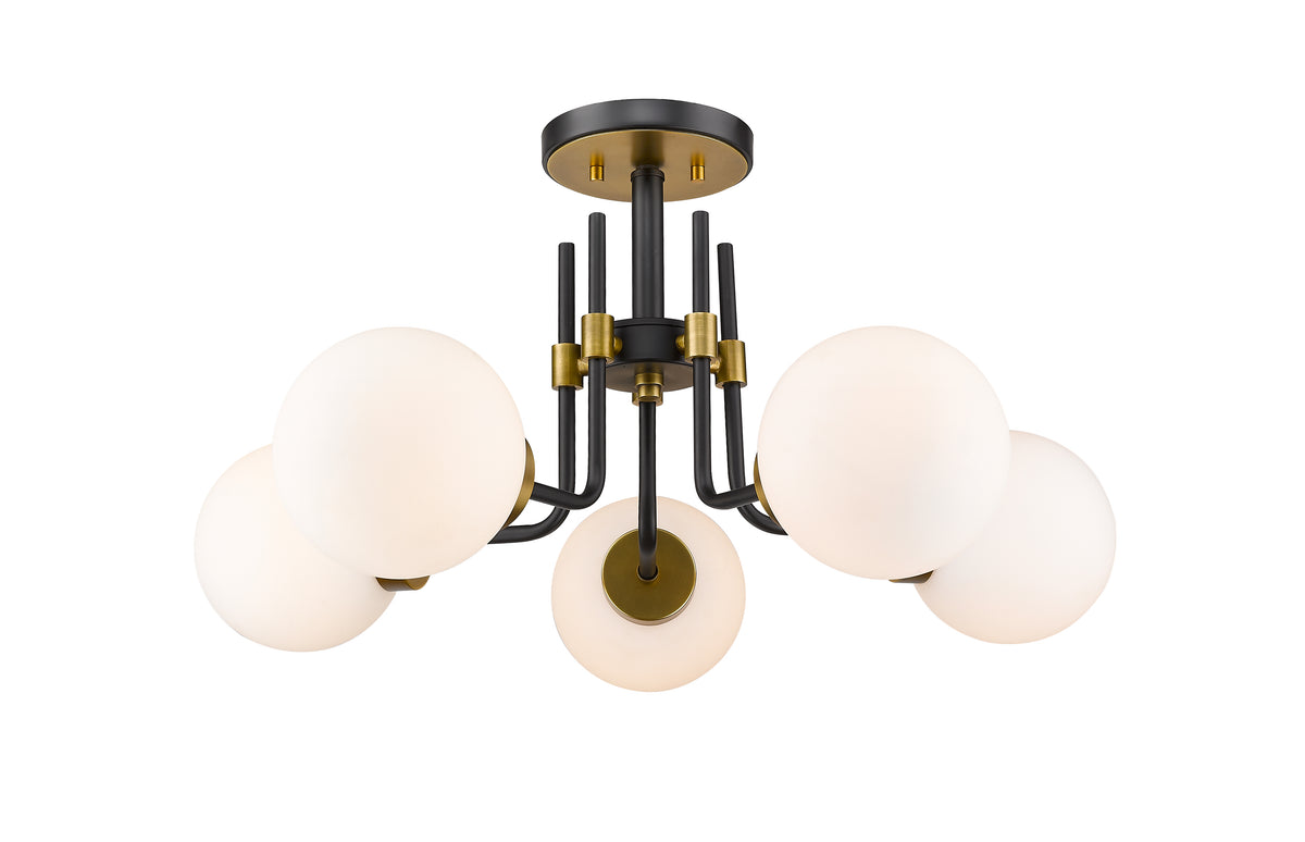 Parsons 5 Light Semi Flush Mount