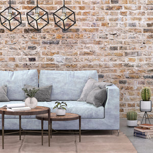 Vertical 3 Light Linear Chandelier
