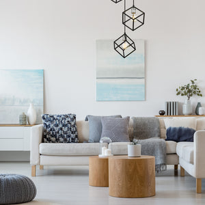 Vertical 3 Light Chandelier