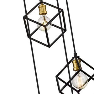 Vertical 5 Light Chandelier