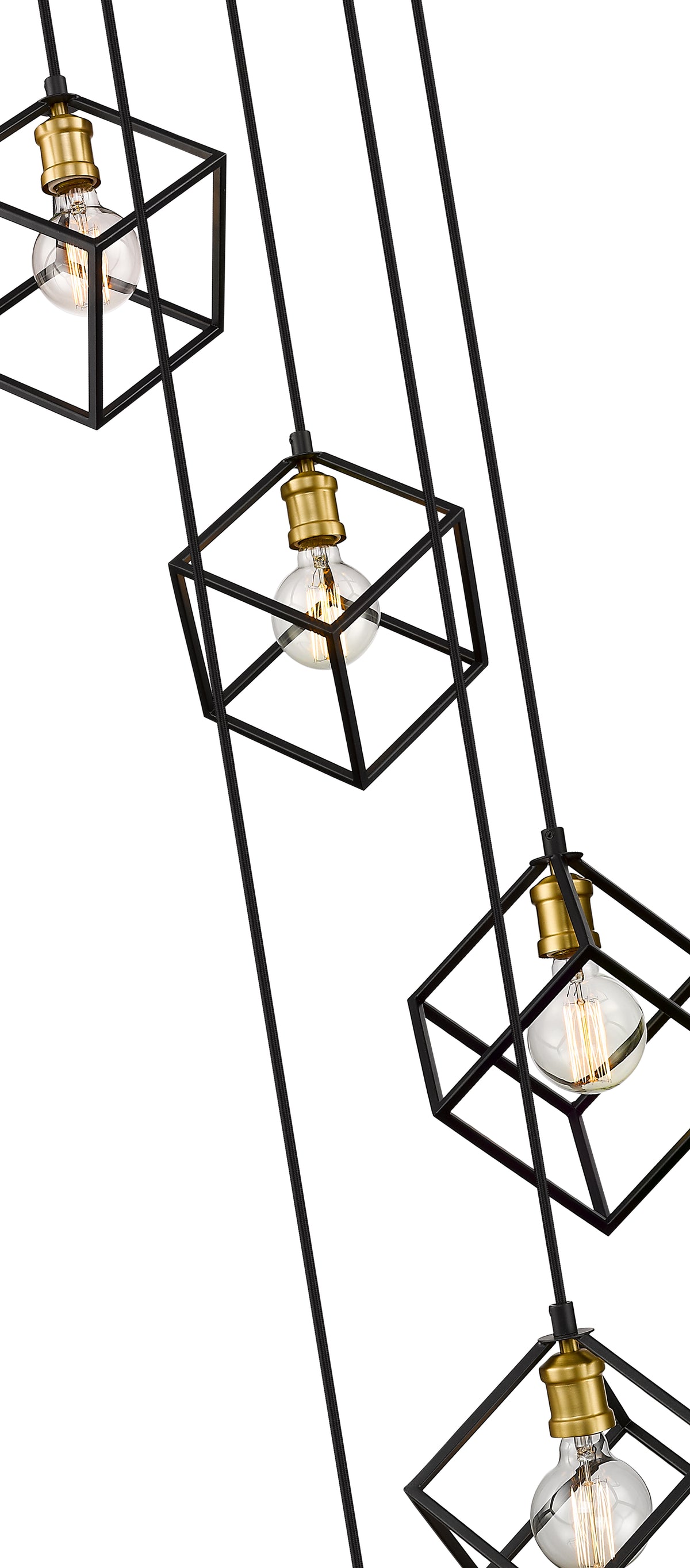 Vertical 5 Light Chandelier