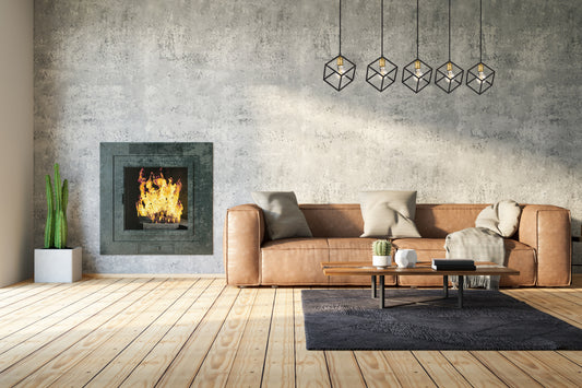 Vertical 5 Light Linear Chandelier