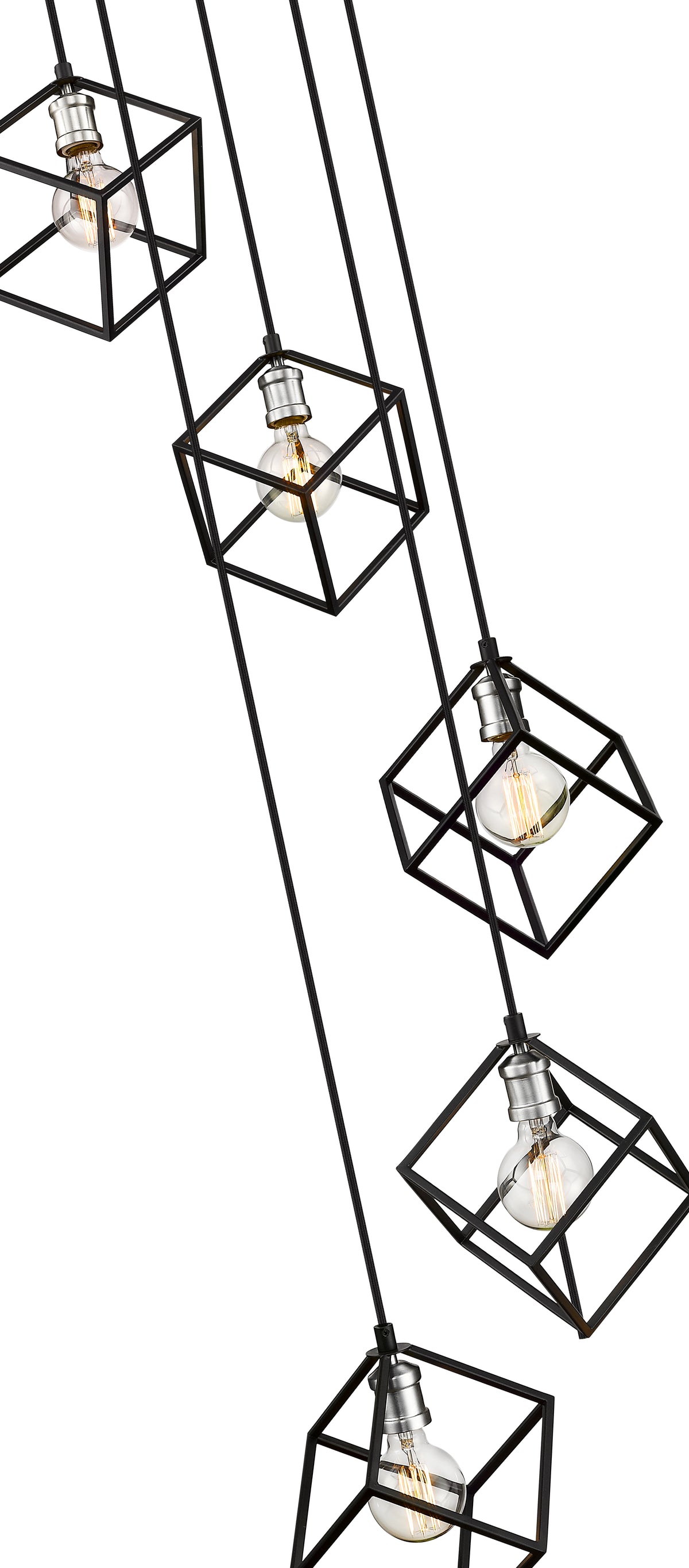 Vertical 5 Light Chandelier