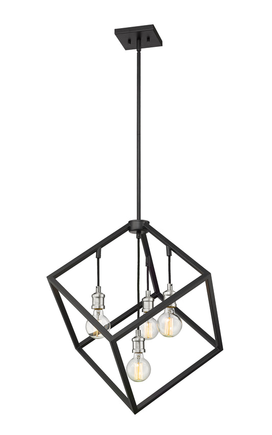 Vertical 4 Light Chandelier
