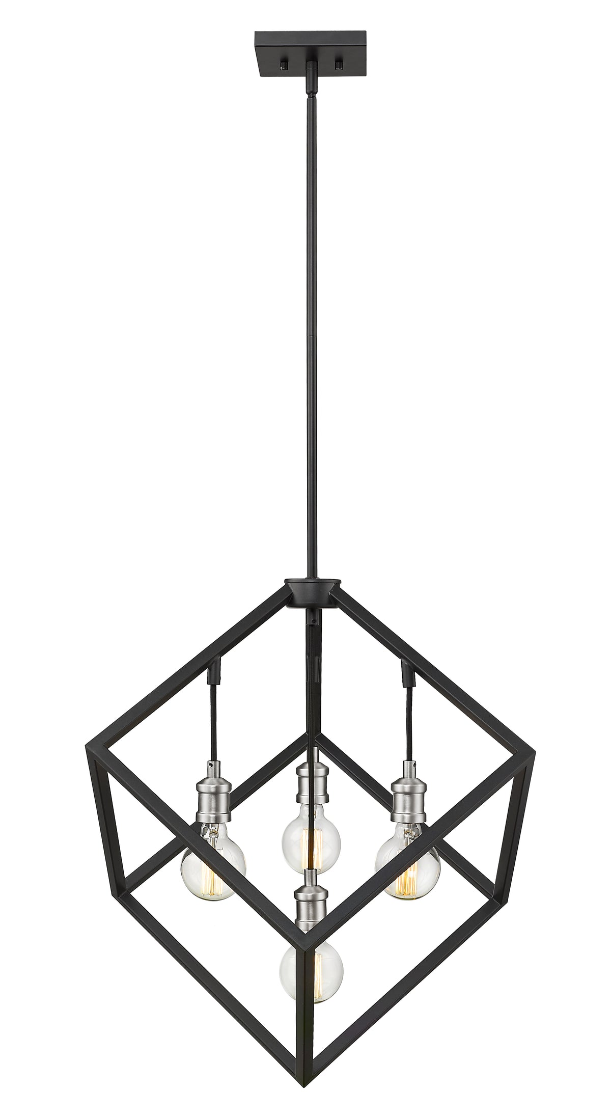 Vertical 4 Light Chandelier