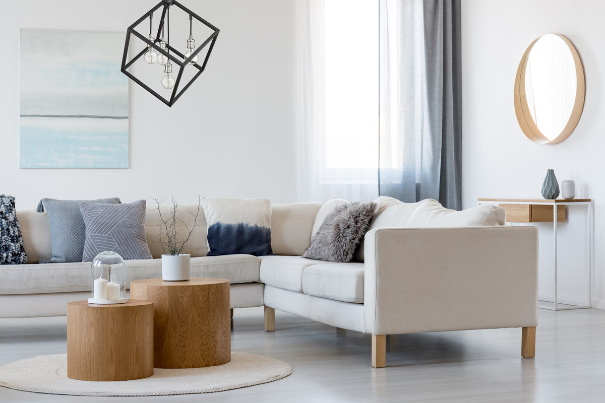 Vertical 4 Light Chandelier
