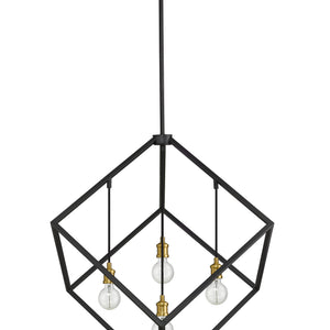 Vertical 4 Light Chandelier