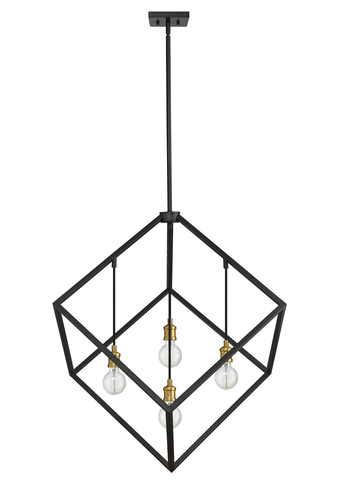 Vertical 4 Light Chandelier