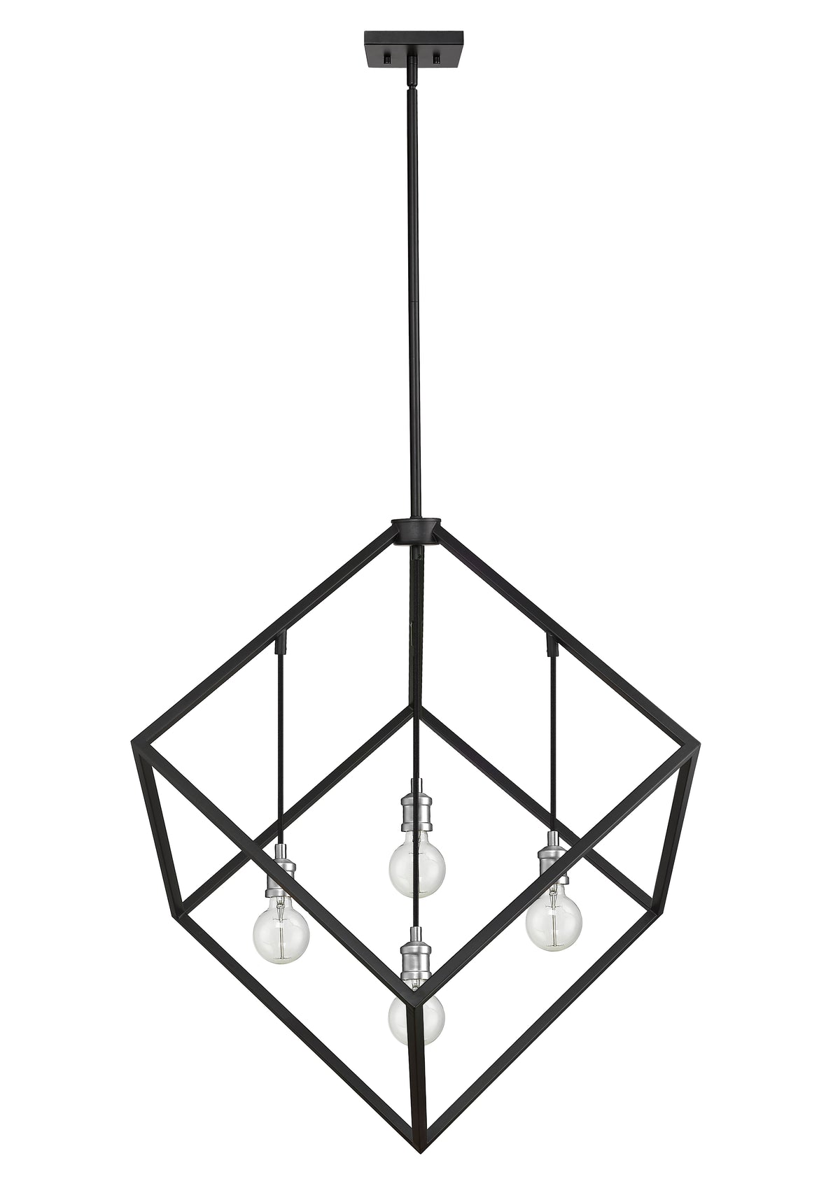 Vertical 4 Light Chandelier