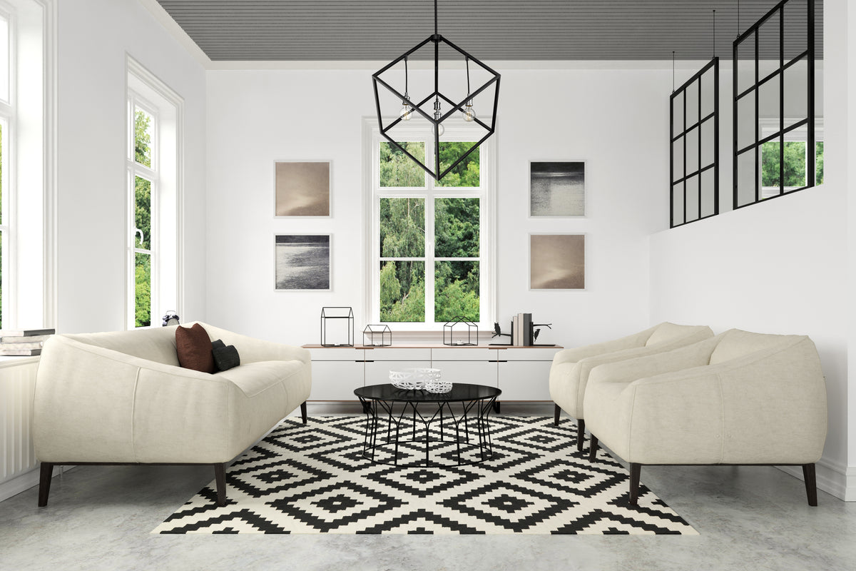 Vertical 4 Light Chandelier