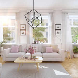 Vertical 4 Light Chandelier