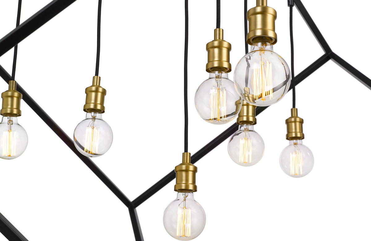 Vertical 7 Light Chandelier