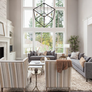 Vertical 7 Light Chandelier