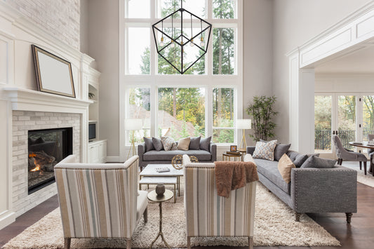Vertical 7 Light Chandelier