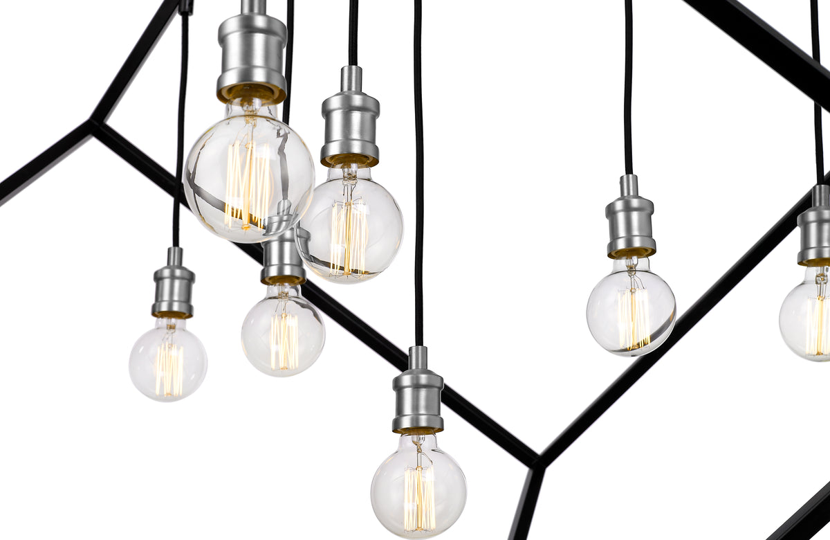 Vertical 7 Light Chandelier