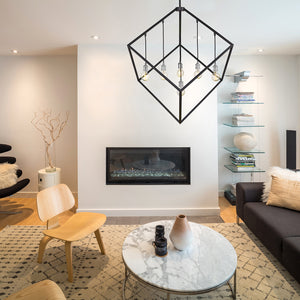 Vertical 7 Light Chandelier